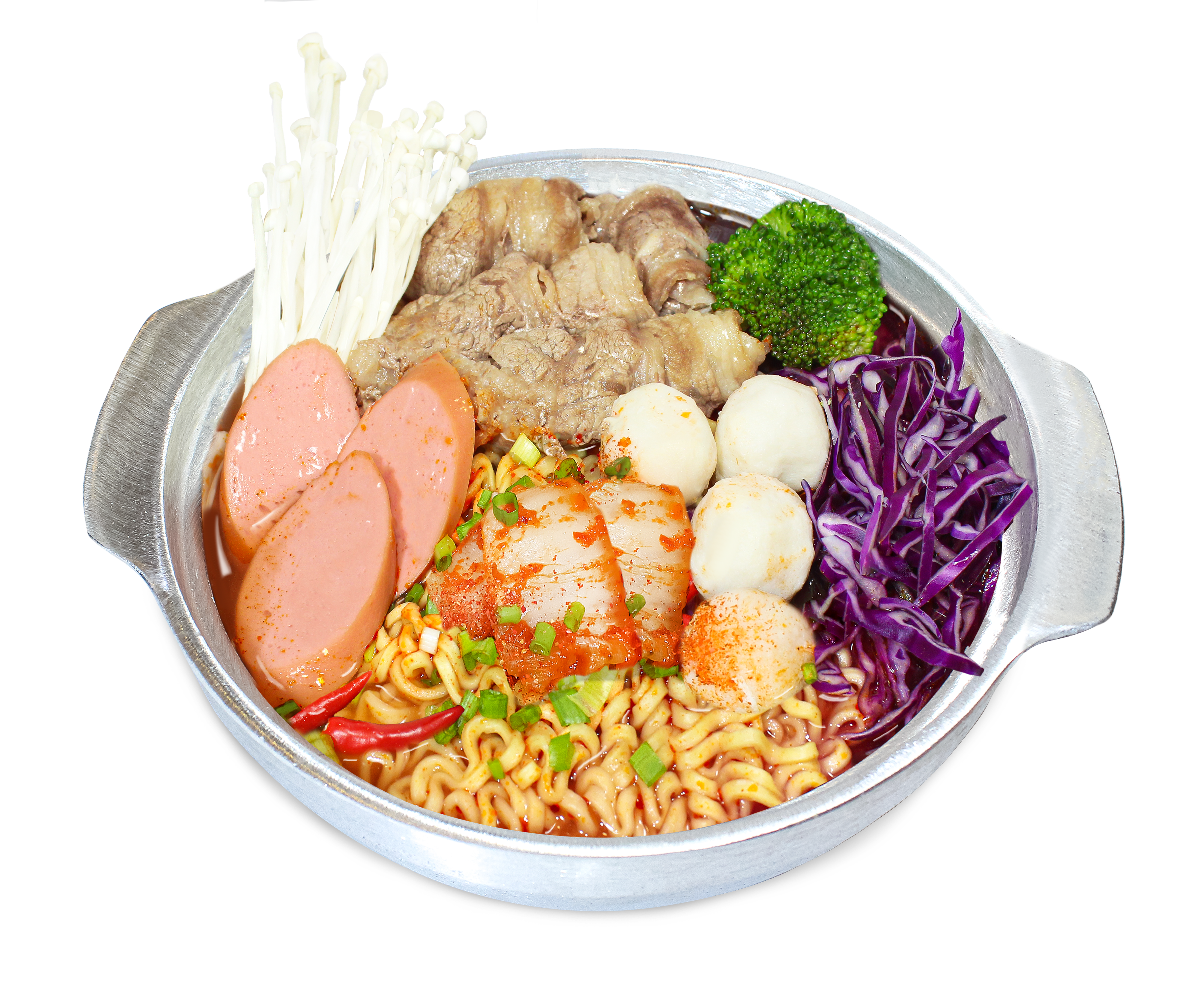 Mì cay Bò Úc - Kim chi