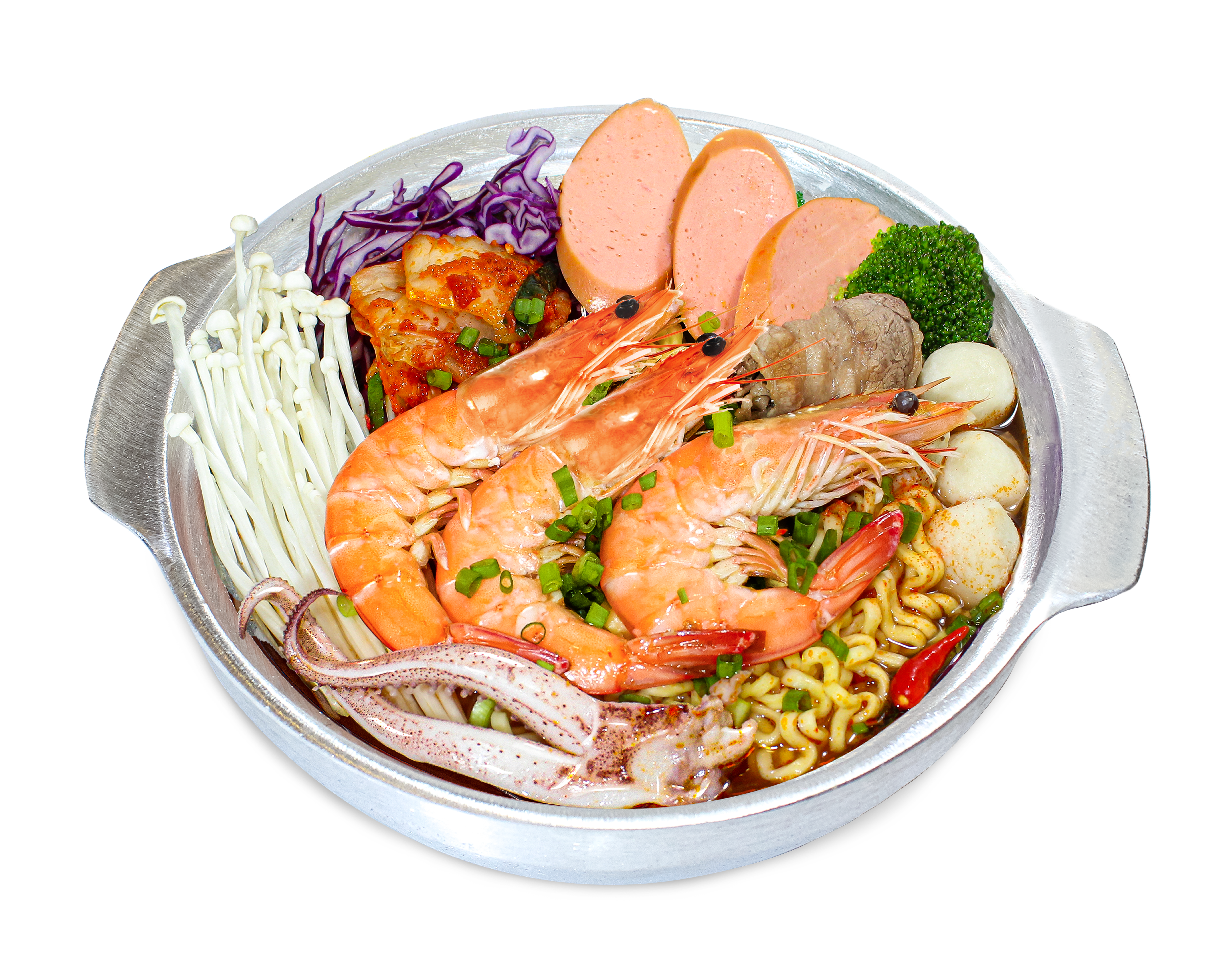 Mì cay thập cẩm - Kim chi