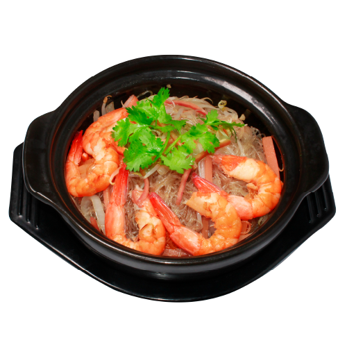 Miến xào tôm