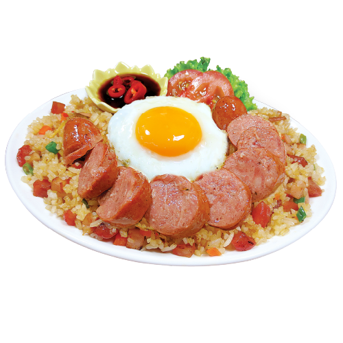 Cơm Chiên Dương Châu Xúc Xích Đức