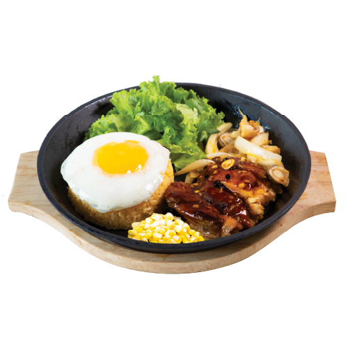 Cơm Teppan Gà Sốt Tiêu Đen