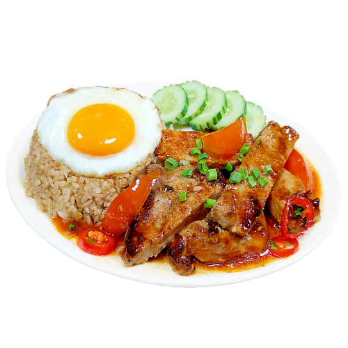 Cơm Chiên Sườn Sốt Cay Hong Kong