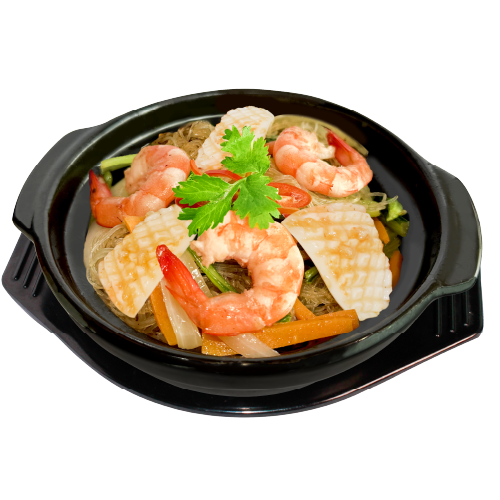 Miến xào hải sản