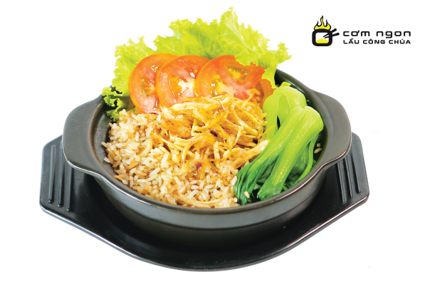 Cơm Tay Cầm Cá Mặn Gà Xé