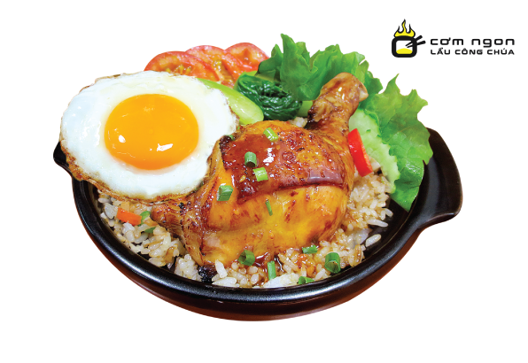 Cơm Tay Cầm Gà Rô Ti Sốt BBQ