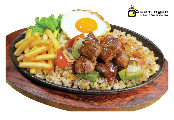 Cơm Teppan Bò Lúc Lắc